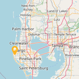 Vacation Rental Indian Rocks or Clearwater Beach on the map